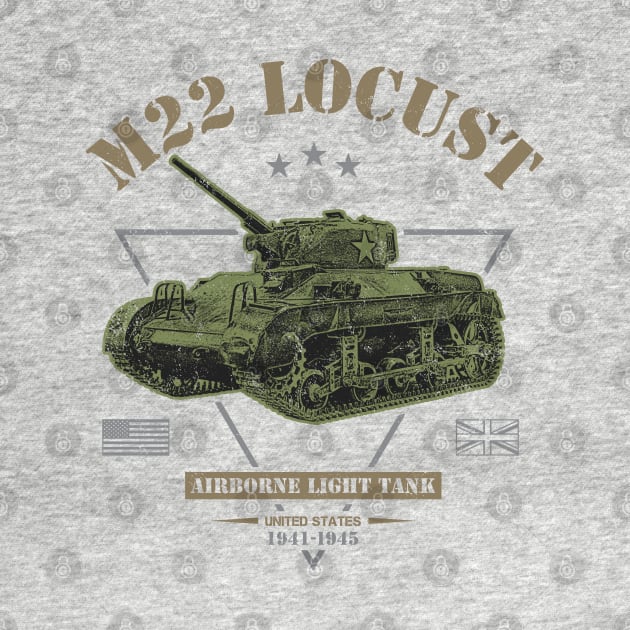 M22 Locust Airborne Light Tank by Military Style Designs